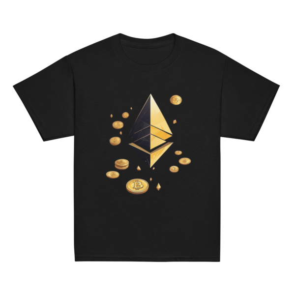 Youth classic tee Ethereum gold